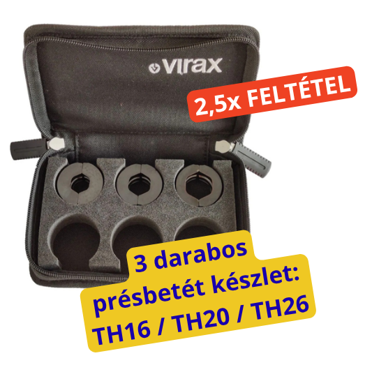 Virax présbetét készlet TH