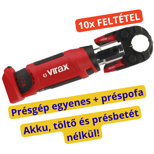 Virax présgép és préspofa