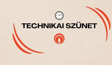 Technikai szünet, tevékenység szünetelés.